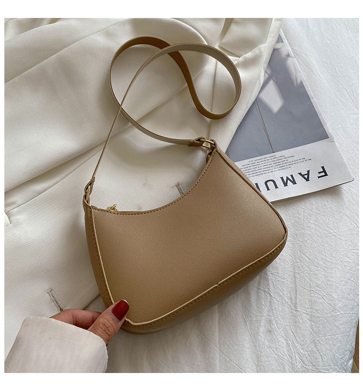 Women's Retro Portable Shoulder Underarm Bag Handbag