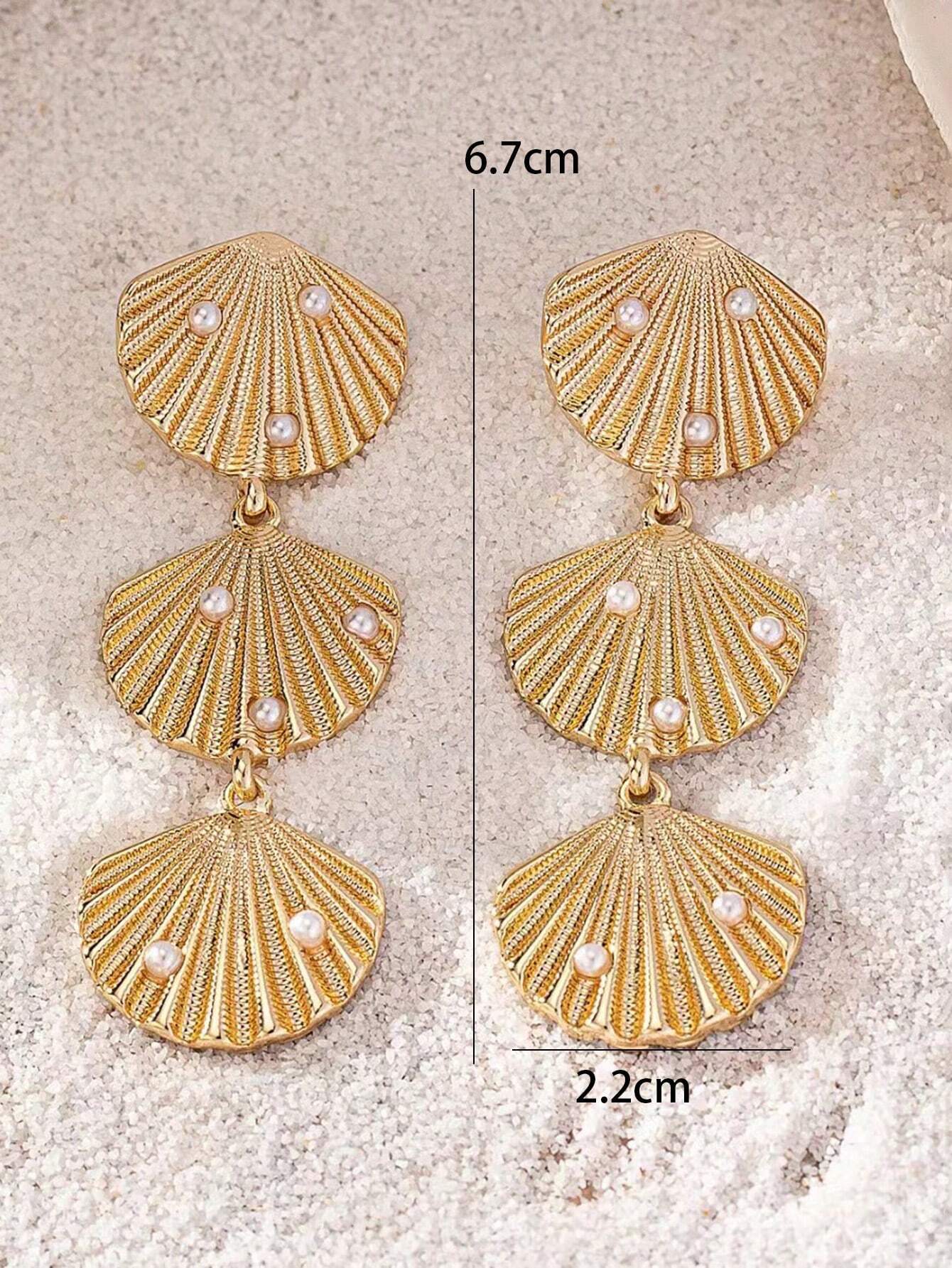 Metal Shell Artistic Minimalist Ear Cuff