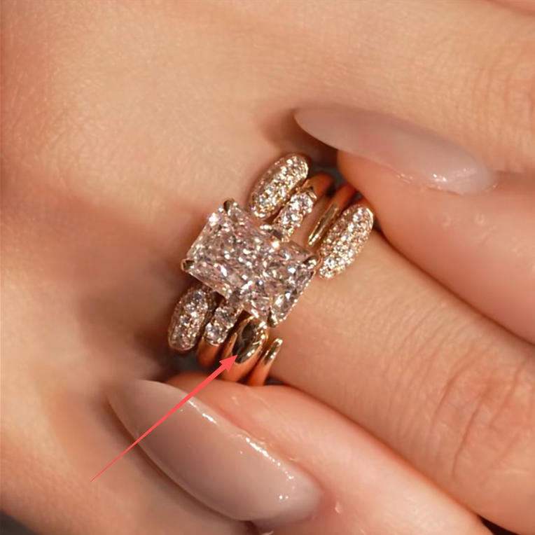 INS Luxurious And Versatile Ring With A Unique Personality-driven Designavailable As A Set