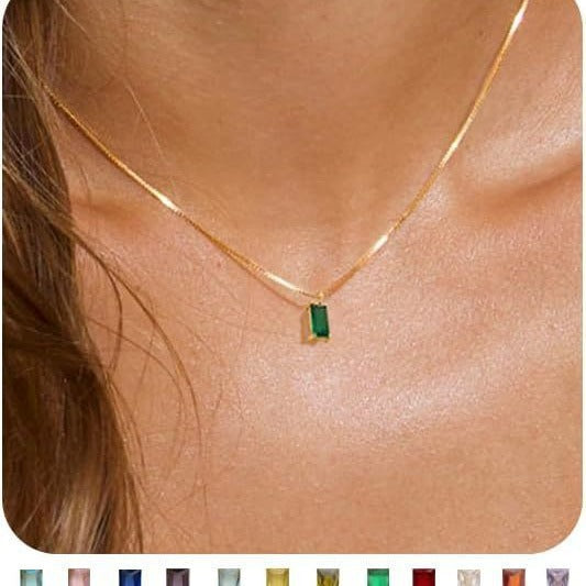 Pendant Women's Delicate Zircon Necklace Jewelry