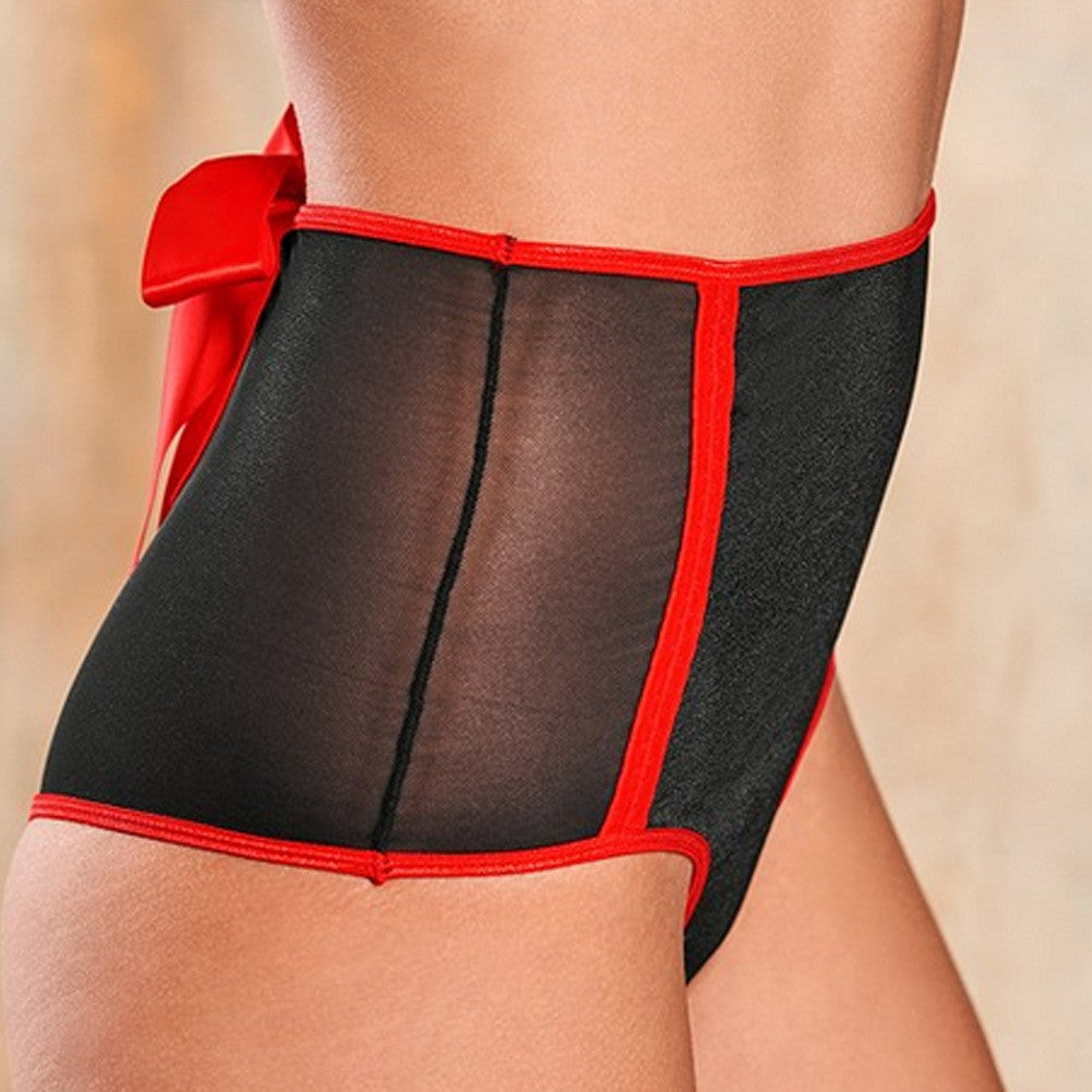 Color split swimsuit
