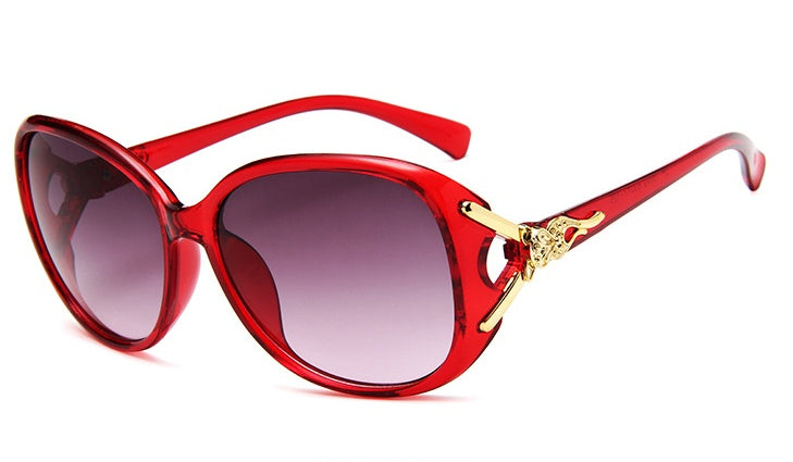 new fashion fox head sunglasses ladies big box sunglasses