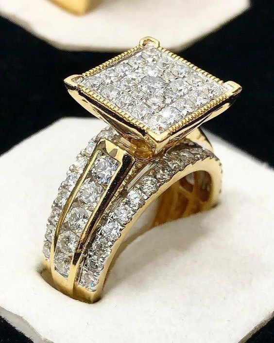 Hot-selling Gold Fashion Ring Engagement Jewelry