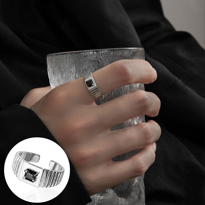 Sweet And Cool Green Oval Ring Womens Simple Style