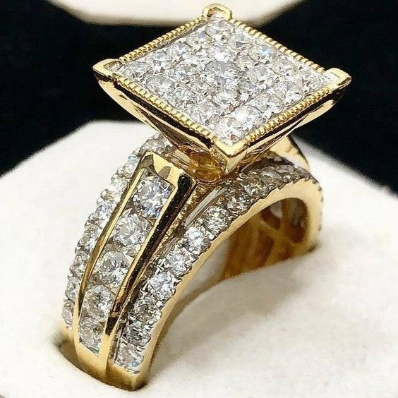 Hot-selling Gold Fashion Ring Engagement Jewelry