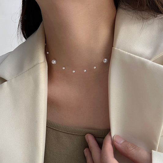 Baby's Breath Pearl Elegant Light-Luxury Necklace