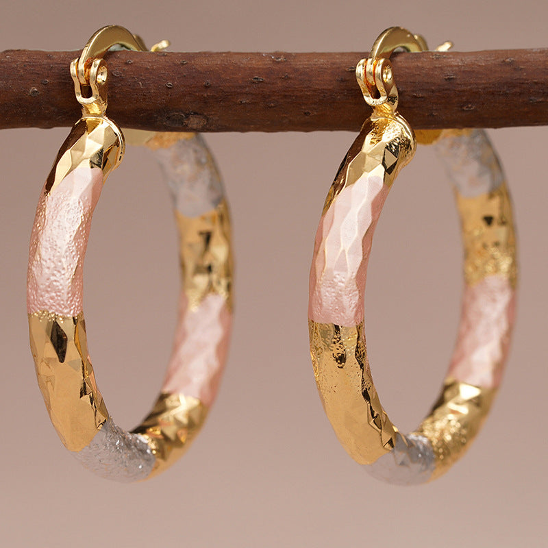 Metal Multi-color Trendy Earrings For Women