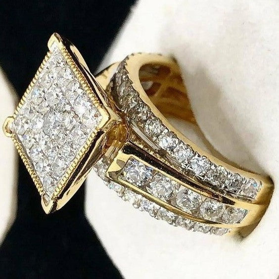 Hot-selling Gold Fashion Ring Engagement Jewelry